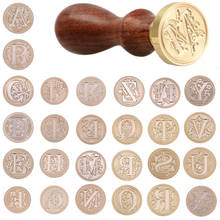 Juego de sellos de madera Retro, 26 letras a-z, alfabeto, reemplaza la cabeza de cobre, juego de herramientas de Hobby, decoración de poste 2024 - compra barato