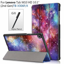 Case For Lenovo Tab M10 FHD Plus 10.3 TB-X606F TB-X606X 10.3" Smart Cover Funda Ultra Slim Magnetic Folding Skin Stand Shell+Pen 2024 - buy cheap