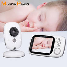 Cámara de seguridad para bebés, dispositivo de 3,2 pulgadas, Monitor de visión nocturna, intercomunicador de voz y música de alta resolución, vigilancia 2024 - compra barato