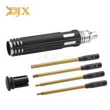 DJX 4 IN 1 1.5/ 2.0/ 2.5/ 3.0MM Hex Screwdriver Repairing RC Tools Kit for RC Car Truck Crawler Helicopter Drone Boat 2024 - buy cheap