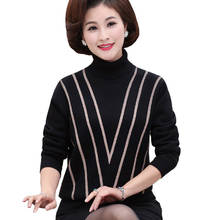 Autumn Winter Women Sweater Pullovers Turtleneck Knitwear Long Sleeve Casual Knitted Sweater Female Warm Soft Femme Jumper P105 2024 - buy cheap