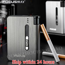 Automatic Pop-up Cigarette Box Cigarette Case Moisture-proof Lighter Case Cigarette Holder Case Smoking Gadget For Men Gifts 2024 - buy cheap