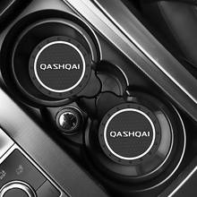 2pcs Car Auto Water Cup Slot Non-Slip Mat for NISSAN QASHQAI J10 J11 2011 2008 2018 2019 Accessories Car Styling 2024 - buy cheap
