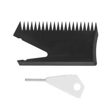 MagiDeal Plastic Surfboard Wax Comb Surf Wax Comb Cleaner Remove Tool with Fin Key Surfing Maintenance Accessory Black 2024 - buy cheap