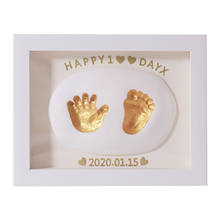Moldura de mão 3d diy, molde de argila macia para fotos de bebês, presentes para decoração de casa e bebês 2024 - compre barato