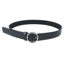 Round Buckle Waist Belt Metal Buckle Casual PU Leather Belt Clothes Accessories for Women 2024 - buy cheap