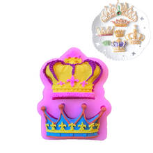 Hole Crowns Shape Fondant Cake Silicone Mold Chocolate Pastry Mould Cookies Biscuits Decoration Molds DIY Baking Cake Tools 2024 - buy cheap