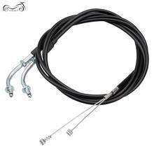 Motorcycle Black 130CM Throttle Cable Line Wire For Harley Sportster  XL1200 883 Low XL883L Police XL883P 2024 - buy cheap