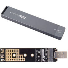 Funda de SSD M2, carcasa NVME, adaptador M.2 a USB TYPE-A 3,1, para NVME, PCIE, clave M, NGFF, SATA, B 2024 - compra barato