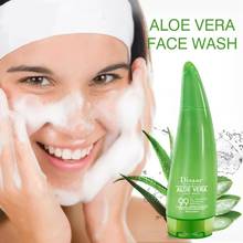 120ml Aloe Extract Facial Cleanser Nourishing Cleanser Black Head Remove Oil-control Deep Cleansing Foam Shrink Pores Face Care 2024 - buy cheap