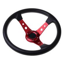 Sport Steering Wheel Universal 4 inch PVC Leather Auto Racing Steering Wheels 2024 - buy cheap