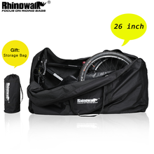 Rhinowalk-Bolsa de transporte para bicicleta plegable, cubierta de gran capacidad para bicicleta de 26 "-29", bolsa de almacenamiento de embalaje para bicicleta al aire libre, negra 2024 - compra barato