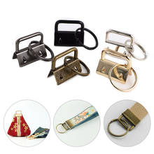 Key Fob Hardware 26mm keychain Split Ring For Wrist Wristlets Bag Strap webbing ribbon Cotton Tail Clip 2024 - buy cheap