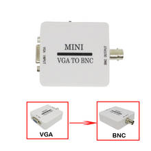 Convertidor de VGA a BNC, Mini convertidor HD, adaptador de VGA a BNC para monitoreo conectado al ordenador, convertidor de interfaz de TV 2024 - compra barato