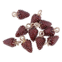 10 Pcs Kawaii Fruit Shape Enamel Charm Pendants DIY Cute Jewelry Finidings 2024 - buy cheap