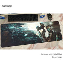 dead space padmouse gaming mousepad game Personality large mouse pad gamer computer desk Natural Rubber mat notbook mousemat pc 2024 - buy cheap