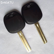 DAKATU-carcasa de llave de reemplazo con logotipo para Toyota prado, Yaris transpondedor, Toyota 48, disponible para PTX y Chip de cerámica 2024 - compra barato