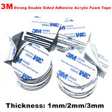 3M Strong Pad Mounting Tape Double Sided Adhesive Acrylic Foam Tape Two Sides Mounting Sticky Tape Black White Multiple size 2024 - buy cheap