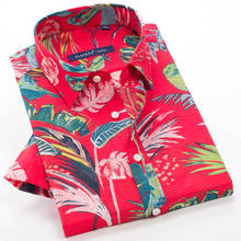 Camisa hawaiana informal de manga corta para hombre, ropa de marca, con estampado Floral, 14 colores, para verano, 5XL, 6XL, 7XL, 8XL, 9XL, 10XL 2024 - compra barato