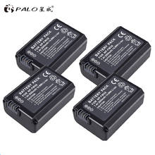 PALO 4Pcs NP-FW50 Camera Battery NPFW50 NP FW50 for SONY A5000 A5100 A7R NEX5 5R 5N A6000 A7 NEX6 NEX7 NEX5R NEX5N 2024 - buy cheap