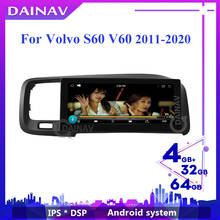 Radio con GPS para coche, reproductor Multimedia con Android, 2 Din, HD, DVD, para Volvo S60, V60, 2011-2020 2024 - compra barato