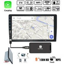 1 Din Carplay Car Radio Auto MP5 Video Player Bluetooth Handsfree USB 9" Touch Screen Stereo Audio Head Unit Multimedia Player 2024 - buy cheap