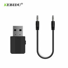 Kebidu Mini 3.5mm AUX 2 in 1 Receiver Transmitter Bluetooth 5.0 Adapter Stereo Audio RCA For TV PC Car Kit Wireless Adapter 2024 - buy cheap