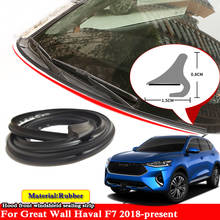 1.8M Car Anti-Noise Soundproof Dustproof Car Hood Front Windshield Sealing Strip Spoiler For Great Wall Haval F7 2018-Present 2024 - buy cheap