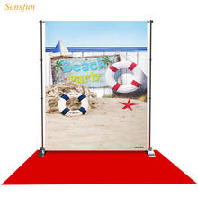 LEVOO Photographic Backdrop Life Buoy Beach Party Summer Photography Background Photo Studio Shoot Props Photophone Photocall 2024 - buy cheap