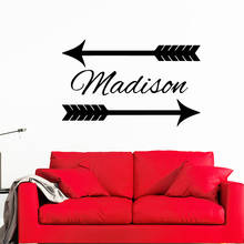 Прямая поставка, настенная наклейка madison художественные виниловые наклейки Decor, съемная наклейка для гостиной, спальни 2024 - купить недорого
