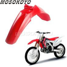 Guardabarros delantero rojo para Motocross, cubierta para Honda CRF450R CRF 450 R 2013-2016 CRF250R CRF 250 R 2014-2017 2024 - compra barato