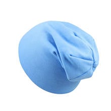 Chapéu para crianças 5-4t, de algodão, para dança da rua, hip hop, manter o inverno quente para bebê menino e menina, cor sólida, gorro infantil 2024 - compre barato