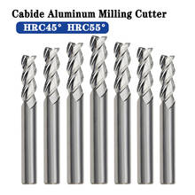 Aluminum Carbide Milling Tungsten Steel Milling Cutter metal Carbide end mill  Coating Tungsten Steel cutting milling cutter set 2024 - buy cheap