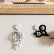 10 PCS Sticky Hook Creative Wall Key Holder Free Punch Clothes Rack Door Hanger Wall Strong Hangers Home Decoration Accessories 2024 - buy cheap