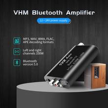 VHM338 Мини Bluetooth 5,0 цифровой усилитель Hifi стерео беспроводной аудио приемник усилитель мощности 100 Вт + 100 Вт Автомобильные усилители звука 2024 - купить недорого