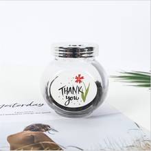 60Pcs/lot flower round DIY handmade cute business packaging thank you stationery envelope sticker 2024 - buy cheap