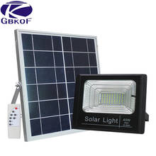 40W 60W 100W  Solar Light Waterproof IP65 with Remote Control Solar Flood Light Aluminum Outdoor Garden Garage Led Solar Lamp 2024 - buy cheap