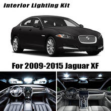 Bombillas LED Canbus para coche, lámpara blanca, azul hielo, paquete Interior, para 2009-2015, Jaguar XF, mapa, luz de placa de maletero, 13 Uds. 2024 - compra barato