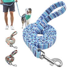 150cm Fashion Dog Leash Lead Nylon Printed Pet Puppy Walking Leash Padded Running Training Leashes Rope For Small Medium Dogs 2024 - buy cheap