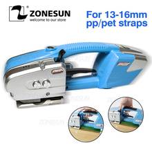 ZONESUN Semi Automatic Battery Strapping Tool Hand Held PP Box Strapping Machine Plastic PP PET Belt Packaging Width 13-16mm 2024 - buy cheap