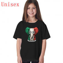 Baby Elephant with Glasses and Italian Flag T-Shirt boy clothes  boys clothes shirts for teenage girls kids tshirts boys shorts 2024 - buy cheap