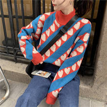 Winter High Collar Women's Sweater Female Japanese Casual Loose Sweaters Kawaii Ulzzang Korean Harajuku Clothing For Women 2024 - buy cheap