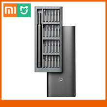 Xiaomi mijia-kit de chaves de fenda magnéticas, 24 em 1, caixa de alumínio, faça você mesmo, conjunto de ferramentas para reparo, mart, casa 2024 - compre barato