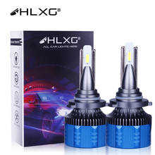 Hlxg-kit de farol automotivo de led, conjunto de lâmpadas led para farol de carro, 9005 lm, 2x, h4, h7, h8, h11, h1, 9006, 9012, hb3, hir2, 90w, 6000k 2024 - compre barato