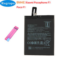 New Original 4000mAh Xiao Mi BM4E Mobile Phone Replacement Battery Bateria For Xiaomi Pocophone F1 Poco F1 Cellphone 2024 - buy cheap