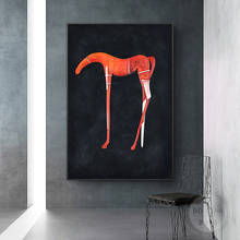Pintura al óleo de caballo abstracto pintado a mano, lienzo para decoración del hogar, imagen artística de pared abstracta grande hecha a mano, sin marco, 100% 2024 - compra barato
