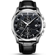 Carnival Automatic Mechanical Watch Men Waterproof Multi Functional Male Wristwatches Fashion Luxury Genuine Leather Watch 2024 - buy cheap