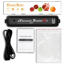 Food Vacuum Sealer Fruit Meat Packing Machine Home Sealing Automatic Saver Packer + 15 Bags Household Accessories 2024 - buy cheap