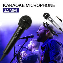 3.5mm + 6.35mm Stage Wired Recording Public Transmitter Megaphone Universal Performance Karaoke Portable Handheld Microphone 2024 - buy cheap