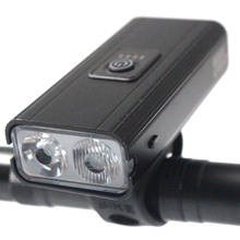 Luz LED para bicicleta de montaña y carretera, linterna recargable vía USB de 2400mAh, resistente al agua 2024 - compra barato